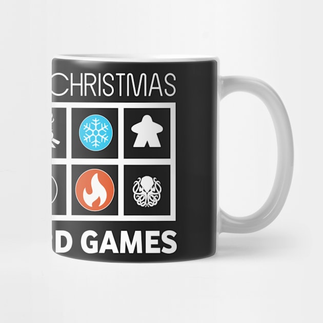 All I Want For Christmas Is More Board Games - Board Games Design - Board Game Art by MeepleDesign